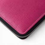 Fuchsia Zip-Around Clutch - Image 5