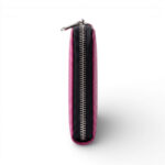 Fuchsia Zip-Around Clutch - Image 4