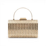 Gold Stripe Clutch