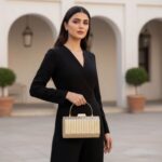 Gold Stripe Clutch - Image 6