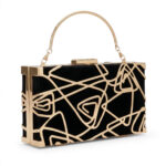 Noir Abstract Clutch - Image 2