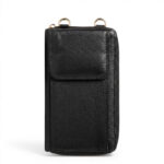 Noir Zip Clutch