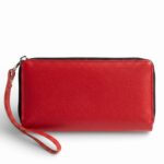 Scarlet Zip-Around Clutch - Image 2
