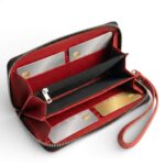 Scarlet Zip-Around Clutch - Image 6
