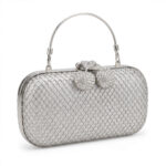 Silver Mesh Clutch - Image 2