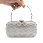 Silver Mesh Clutch - Image 6