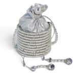 White Pearl Potli Clutch - Image 2