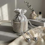 White Pearl Potli Clutch - Image 6