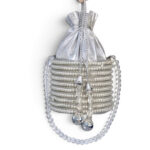White Pearl Potli Clutch - Image 5