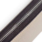 Taupe Zip-Around Clutch - Image 3