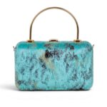 Teal Box Clutch - Image 6