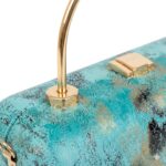 Teal Box Clutch - Image 3