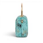Teal Box Clutch - Image 5