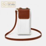 Two-tone Cross-body Clutch