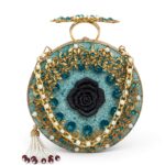 Azure Rose Clutch