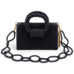 Black Beaded Bag - Image 5