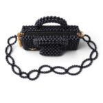 Black Beaded Bag - Image 7