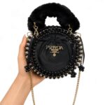 Black Fur Clutch - Image 8