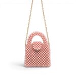 Pink Pearl Beaded Clutch - Image 7
