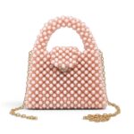Pink Pearl Beaded Clutch - Image 5