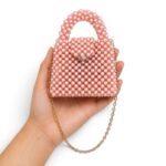 Pink Pearl Beaded Clutch - Image 6