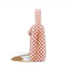 Pink Pearl Beaded Clutch - Image 4