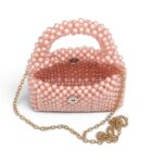 Pink Pearl Beaded Clutch - Image 2