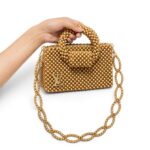 Bronze Beaded Bag - Image 8