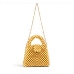 Golden Pearl Beaded Clutch - Image 7