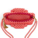 Coral Beaded Bag - Image 6