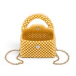 Golden Pearl Beaded Clutch - Image 4