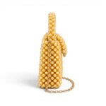Golden Pearl Beaded Clutch - Image 3