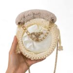Ivory Fur Clutch - Image 7