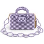 Lavender Beaded Bag - Image 5