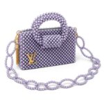 Lavender Beaded Bag