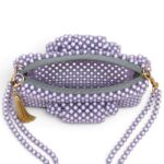 Lavender Beaded Bag - Image 6