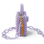 Lavender Beaded Bag - Image 4