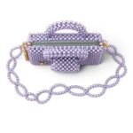 Lavender Beaded Bag - Image 7