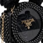 Black Beaded Clutch - Image 6
