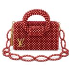 Red Beaded Bag - Image 2