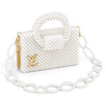 White Beaded Bag