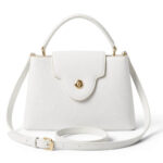 White Structured Handbag - Image 4