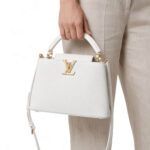 White Structured Handbag - Image 8