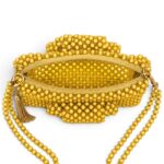 Mustard Beaded Bag - Image 6