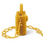 Mustard Beaded Bag - Image 4
