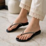 Black Rhinestone Flats - Image 7