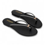 Black Rhinestone Flats - Image 5