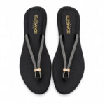 Black Rhinestone Flats - Image 6