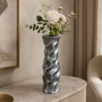 Silver Spiral Vase - Image 6